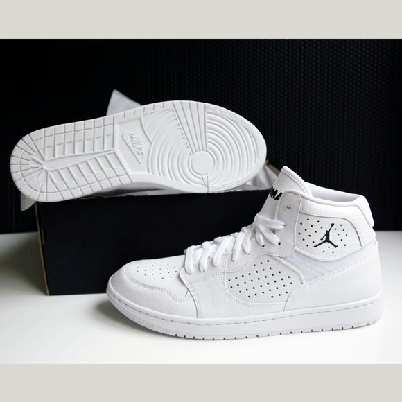 Nike Air Jordan Access Men\'s Shoes White/White Size 13 NEW -NO BOX LID main image 4